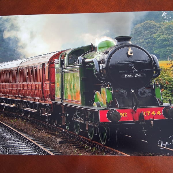 TRAIN PHOTO 16 X 12