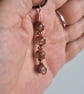 Handmade Natural Brown Banded Agate & Copper Pendant Necklace Gift Boxed - Image 7