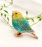 Hand-painted Bird Brooch - Image 3