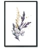 Watercolour leaves wall prints, purple plants wall decor, leaf wall art prints - Image 10