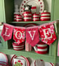 LOVE fabric bunting - SAMPLE - Image 3