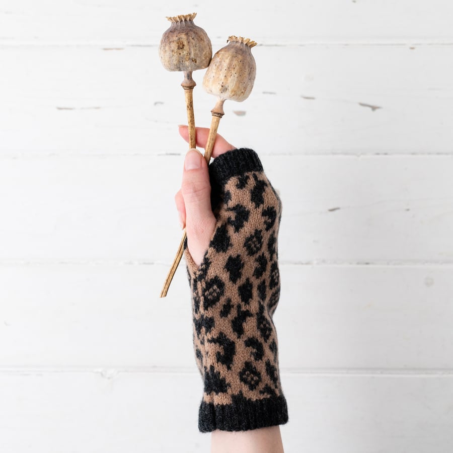 Leopard store glove dress