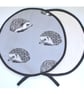 Hedgehogs Aga Hob Lid Mats Pads Covers Pair With Loops Surface Saver Grey Black - Image 3
