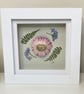 Real Pressed and Dried Flower, Framed Art, Mother’s Day, birthday gift