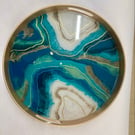 Drinks tray Alcohol Ink and Resin