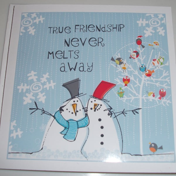Christmas cards, Snowmen 
