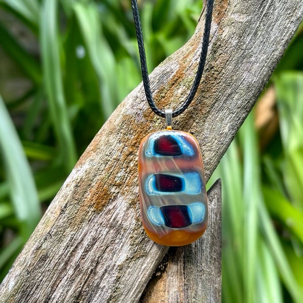 Handmade Reactive Glass Pendant