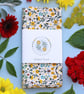 Buttercup & Bee Tea Towel - Colourful Cotton Kitchen Towel - Nature Homeware