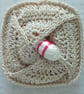 Small crocheted pouch for earbuds or sanitary items - Image 3