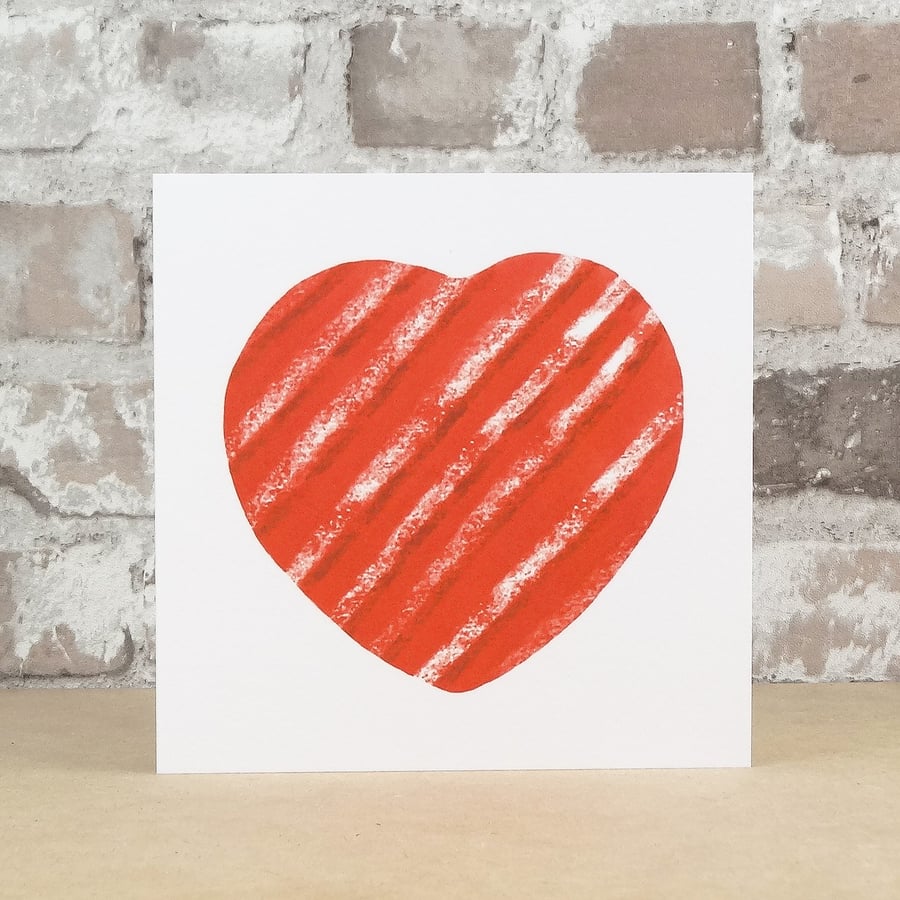 Valentine's Card Red Heart