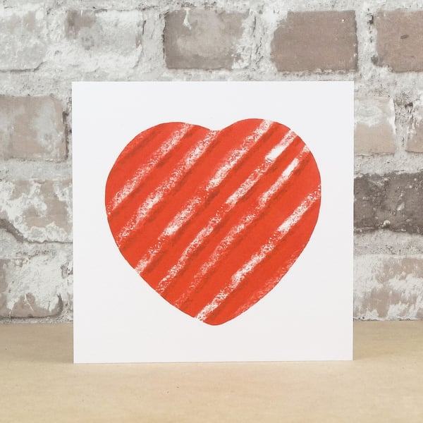 Valentine's Card Red Heart