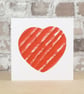 Valentine's Card Red Heart