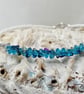 Blue Triangle Glass Anklet - Image 5