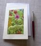 Individually Hand Crafted Textile Blank Card - Image 1