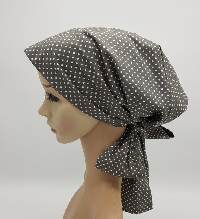 Chemo head wear, surgical scrub cap, nurse hair cover, chef hat, hair loss scarf