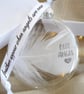 Our Angel Memorial Round Feather Bauble, Round Glass Christmas Ornament, Remembr - Image 3