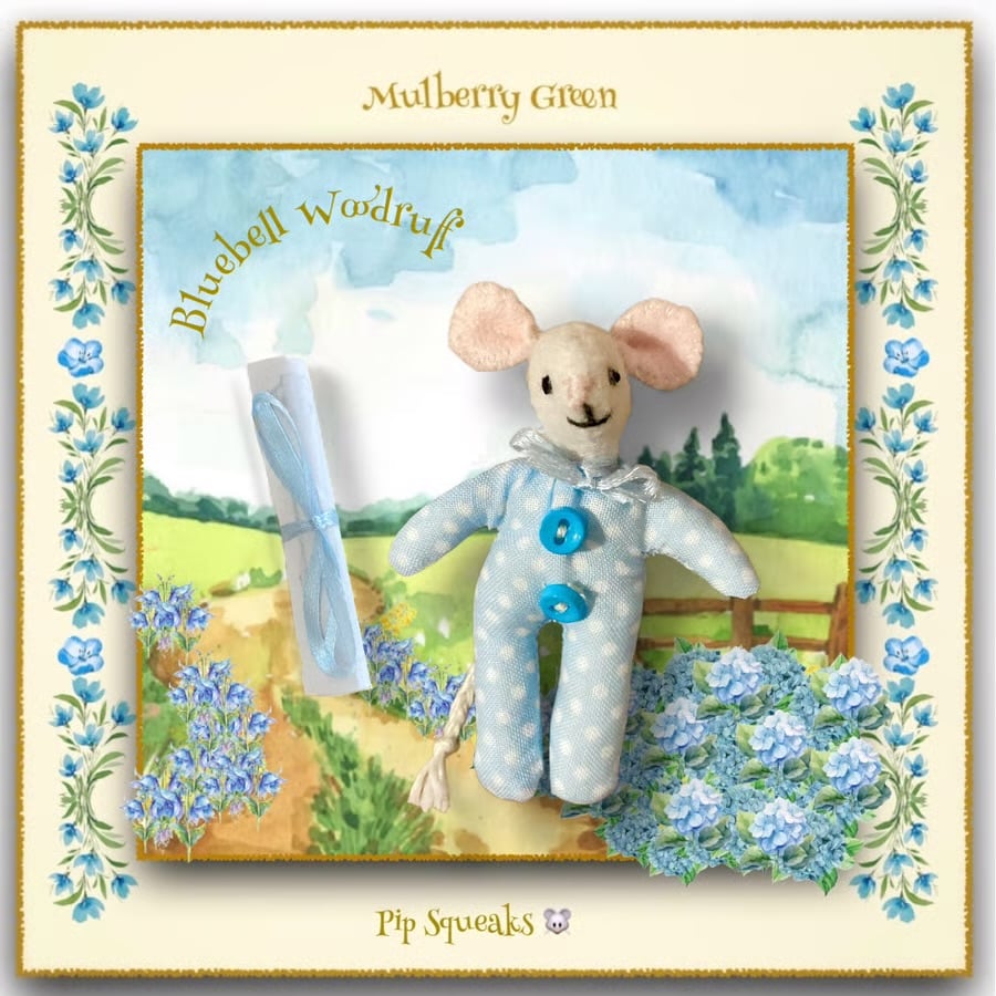 Bluebell Woodruff - a Baby Pip Squeak from Mulberry Green 