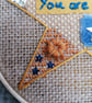 ‘You are a star’ embroidered art hoop - Image 5