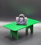 Handmade Polymer Clay Miniature Handbag, Dollhouse Accessory, Fashion Purse