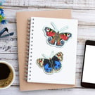 Butterflies Nature Art Stickers