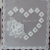 Rose and Heart Parchment Card Just for You - Dim ond i chi