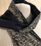 Liberty of London Print Long Scarf.Cotton Tana Lawn and Velvet  