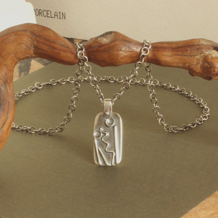 Wild Flowers - Designer Silver Pendant Necklace