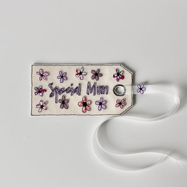 'Special Mum Cloth Luggage Label' 