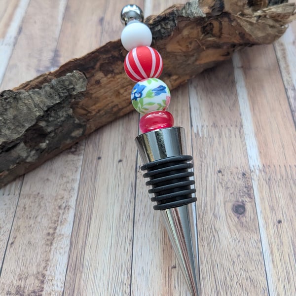 Fun quirky bottle stoppers, fun gift for wine lover