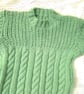 Child's Round Neck Cable and Fisherman's Rib Jumper, Gift Ideas for Children - Image 6