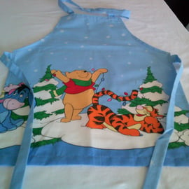 Winnie The Pooh and Friends Child's Christmas Apron