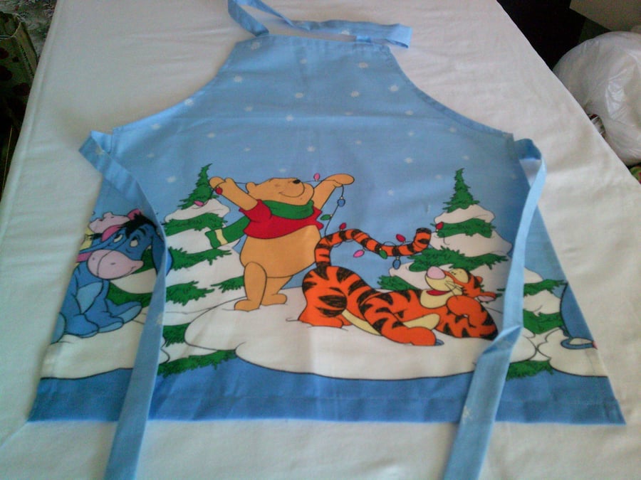 Winnie The Pooh and Friends Child's Christmas Apron