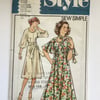 Sewing pattern, dress, vintage Style, uncut, sizes 18 and 20