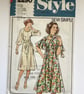 Sewing pattern, dress, vintage Style, uncut, sizes 18 and 20