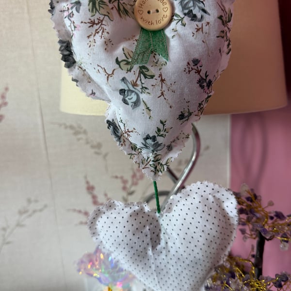 Hand made Lavender Hearts 