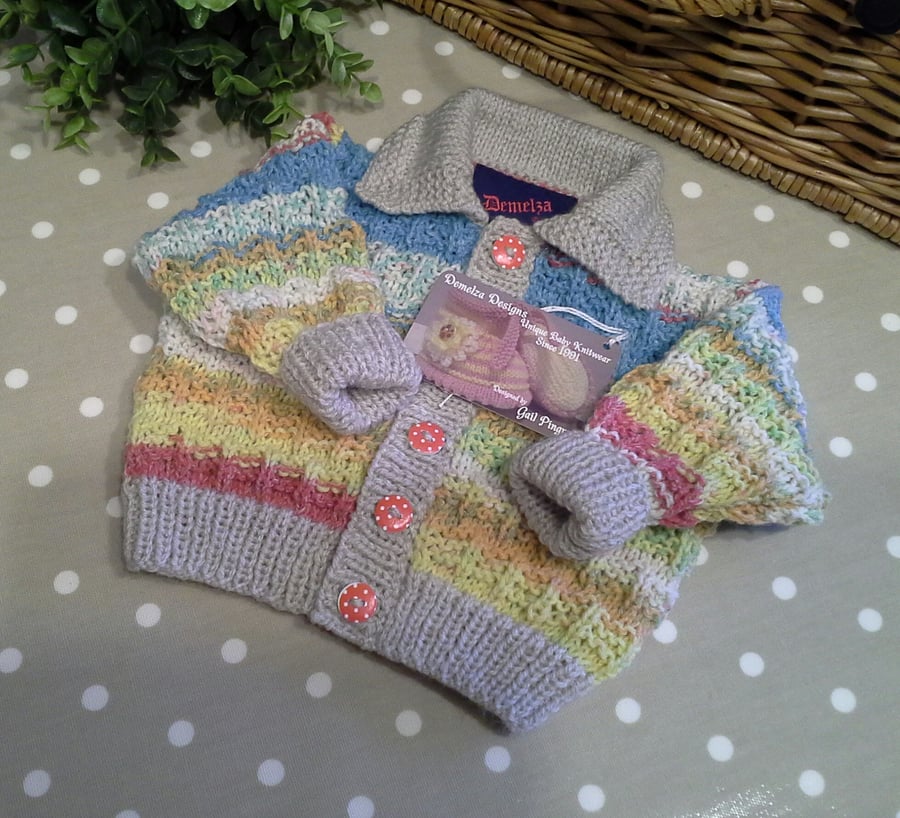 Luxery Unisex Baby  Cardigan with Wool & Cotton  3-9 months size