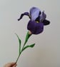 Handmade Felt Iris Flower - Image 4