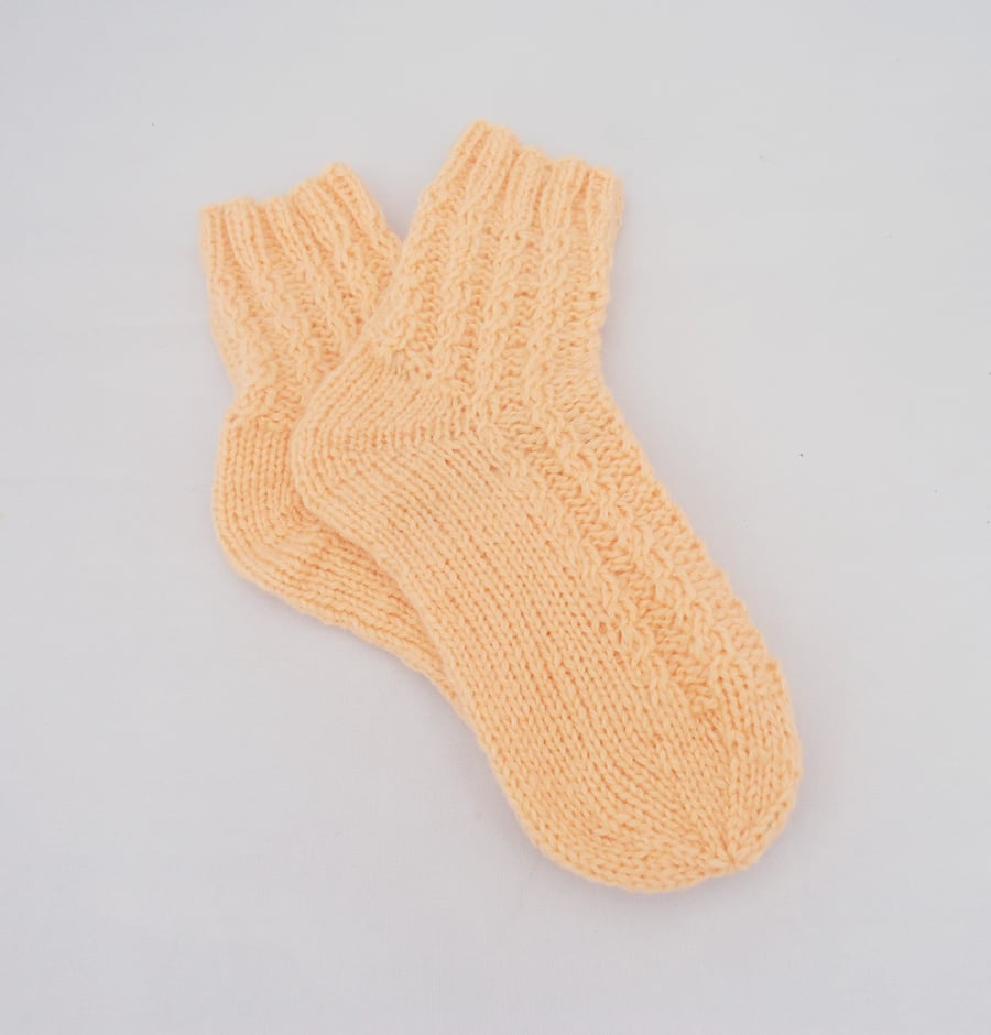 Handknitted Socks for Toddler, Wool Socks for Children, Socks for 1.5 - 2 Years 