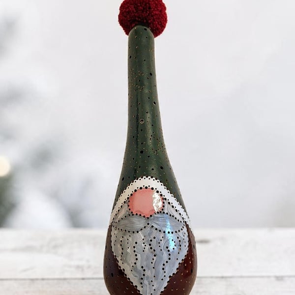 'Conker' Christmas Gonk Gourd Lamp