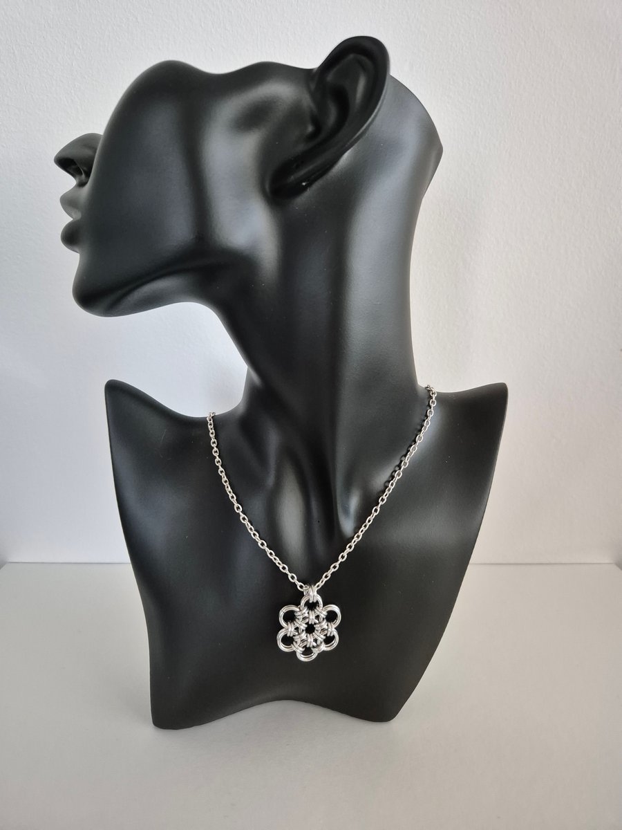 Handcrafted chainmaille necklace