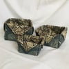Set of Fabric Boxes, Trinket Boxes, Pretty Fabric Boxes, Great Gift Idea.