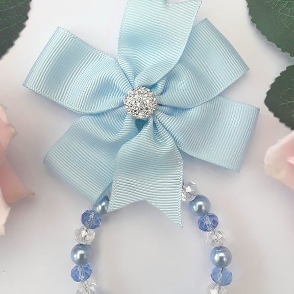 Personalised Pram Charm,Blue pram charm,New Baby boy gift,Baby shower gift