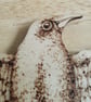 Large pyrography crow pendant - Image 4