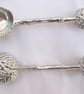 Solid pewter 'Acorn' spoon