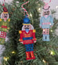 Machine Embroidery Nutcracker Ornament: Colorful Tree Decoration - Image 6