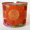 Stitched Silk Cuff 