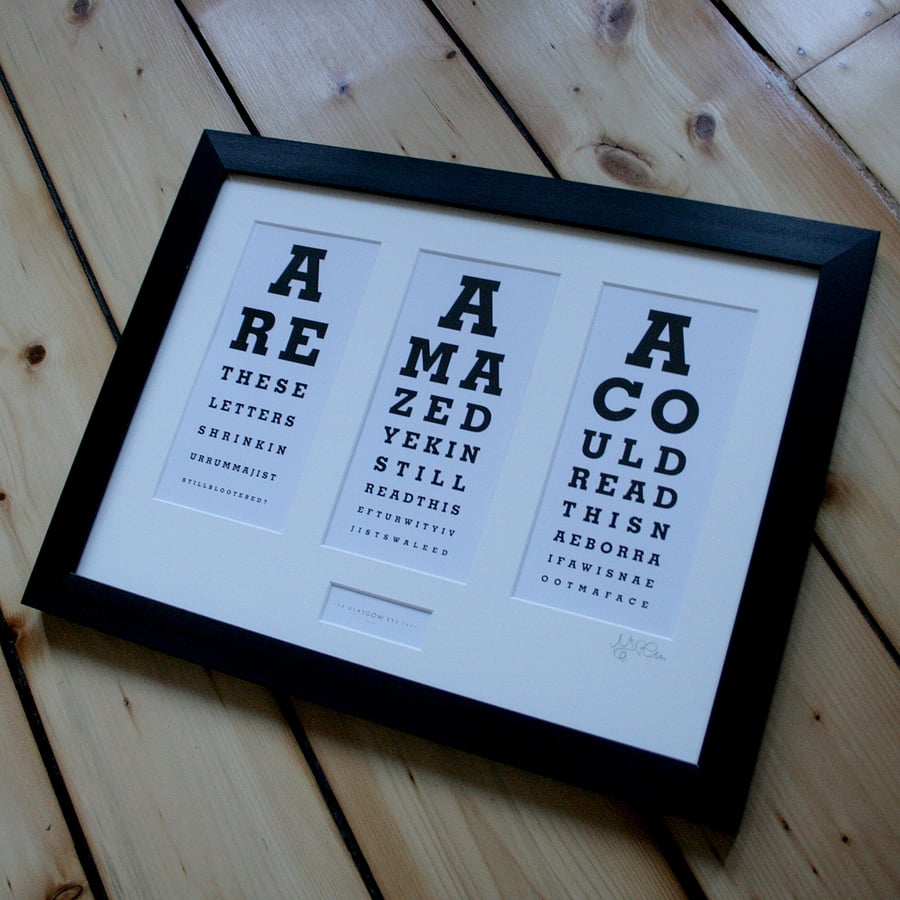 The Glasgow Eye Test Folksy