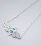 Moth pendant with rainbow colours - Image 3