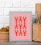 Watercolour Lobster Print - Pink & Orange Lobsters - Coastal Kitchen Wall Art - Image 8