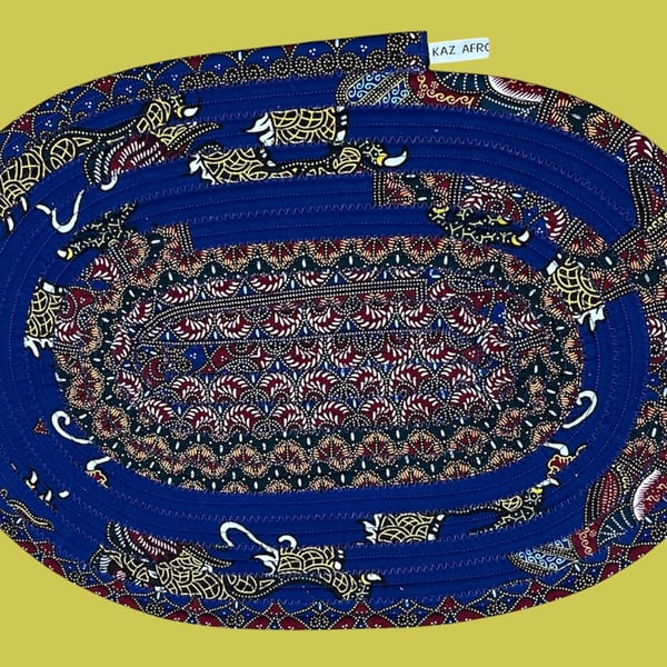 Jelly Roll Placemats - African Print 